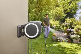 Gardena Wandslangenbox 25 rollup m/l wit - afbeelding 3