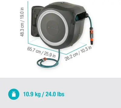 Gardena Wandslangenbox 25 rollup m/l wit - afbeelding 8