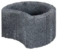 Gardenlux Beplantingselementen Moonflor Zwart Ø 35x20 cm - afbeelding 1