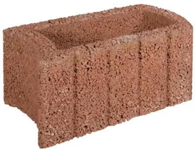 Gardenlux Beplantingselementen Ovalflor Bruin 40x21x20 cm - afbeelding 1