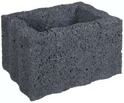 Gardenlux Beplantingselementen Ridgeflor Middel Zwart 40x30x25 cm - afbeelding 1