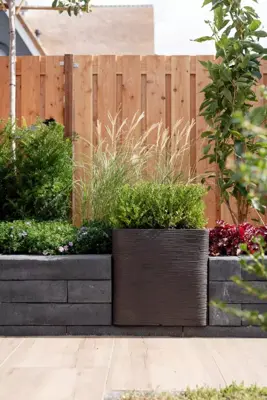 Gardenlux Betonbiels Zwart 100x20x12 cm - afbeelding 5