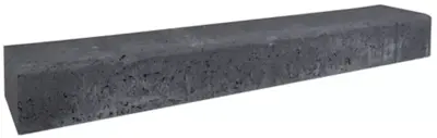 Gardenlux Betonbiels Zwart 100x20x12 cm - afbeelding 1