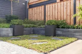 Gardenlux Betonbiels Zwart 100x20x12 cm - afbeelding 4