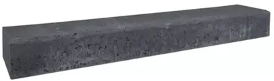 Gardenlux Betonbiels Zwart 120x20x12 cm - afbeelding 1