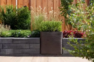 Gardenlux Betonbiels Zwart 60x20x12 cm - afbeelding 2
