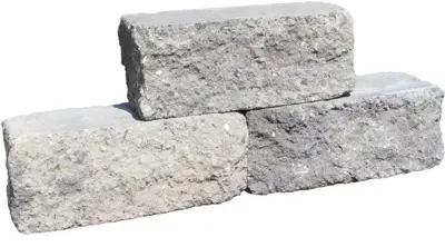 Gardenlux Cliff Walling Getrommeld Grijs/Zwart 30x12x12 cm - afbeelding 1
