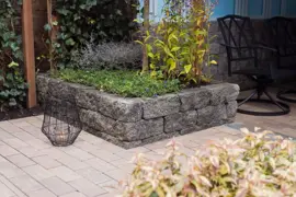 Gardenlux Cliff Walling Getrommeld Grijs/Zwart 30x12x12 cm - afbeelding 3