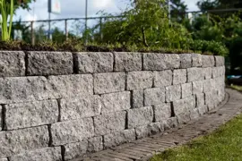 Gardenlux Cliff Walling Getrommeld Grijs/Zwart 30x12x12 cm - afbeelding 2