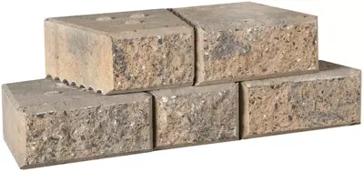 Gardenlux Crack & Stack Bruin/Zwart 15/23x20x10 cm - afbeelding 1