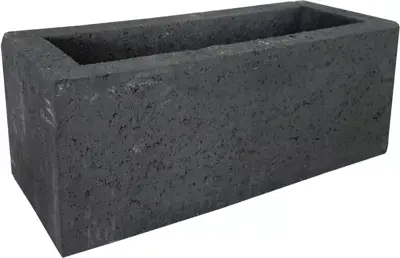 Gardenlux Fiora Block Antraciet 50x20x20 cm - afbeelding 1