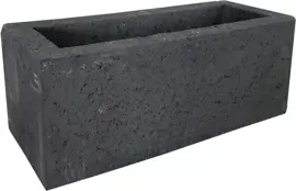 Gardenlux Fiora Block Antraciet 50x20x20 cm - afbeelding 1