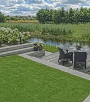 Gardenlux Fiora Block Grijs 100x20x20 cm - afbeelding 2