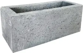 Gardenlux Fiora Block Grijs 50x20x20 cm - afbeelding 1