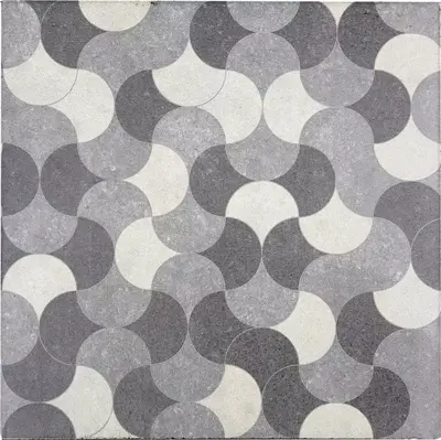 Gardenlux Gecoate Tegels Betonique  Stone Decor Light  60x60x4 cm - afbeelding 1