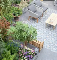 Gardenlux Gecoate Tegels Designo Flamed Blue 60x60x3 cm - afbeelding 2