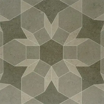 Gardenlux Gecoate Tegels Designo Mosaic 3D Naturel 60x60x3 cm - afbeelding 1