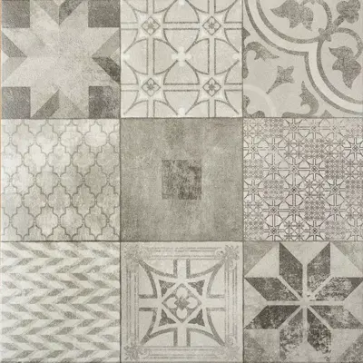 Gardenlux Gecoate Tegels Designo Mosaic Grey 60x60x3 cm - afbeelding 1