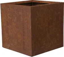 Gardenlux GL Bloembakken Cortenstaal 60x60x60 cm - afbeelding 1