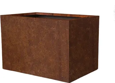 Gardenlux GL Bloembakken Cortenstaal 90x60x60 cm - afbeelding 1