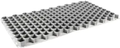 Gardenlux Gravel Fix Smart Waterdoorlatend 180 Liter/S.M2. Hoeveelheid Grind 50 Liter /M2 Gravel Fix Solid Grijs 60x80x2,6 cm - afbeelding 1