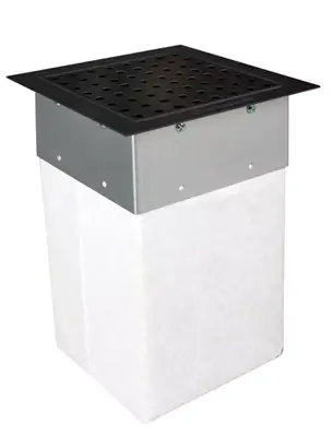Gardenlux Infiltratie put rooster grafiet IP15 GZ 25x25x35 cm - afbeelding 1