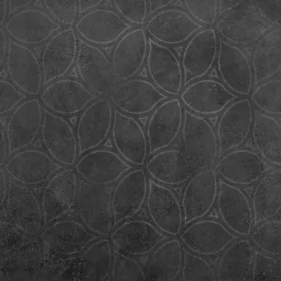 Gardenlux Keramische tegel cera3line lux & dutch Square Decor Anthracite 60x60x3 cm - afbeelding 1