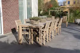 Gardenlux Keramische Tegels Cera3Line Lux & Dutch Downtown Taupe 90x90x3 cm - afbeelding 5