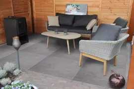 Gardenlux Keramische Tegels Cera3Line Lux & Dutch Downtown Taupe 90x90x3 cm - afbeelding 2