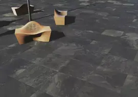 Gardenlux Keramische Tegels Cera3Line Lux & Dutch Peacock Black  90x90x3 cm - afbeelding 6