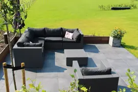 Gardenlux Keramische Tegels Cera3Line Lux & Dutch Square Uni Anthracite 90x90x3 cm - afbeelding 2