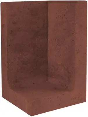 Gardenlux L-Element Hoek Corten/Bruin 30x30x40 cm - afbeelding 1
