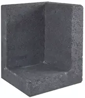 Gardenlux L-Element Hoek Zwart 30x30x40 cm - afbeelding 1