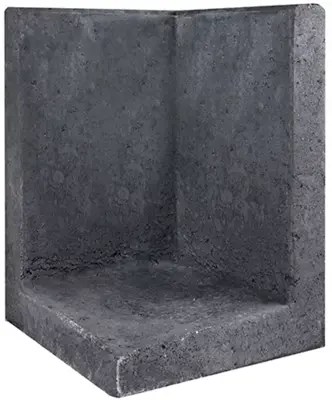 Gardenlux L-Element Hoek Zwart 40x40x60 cm - afbeelding 1