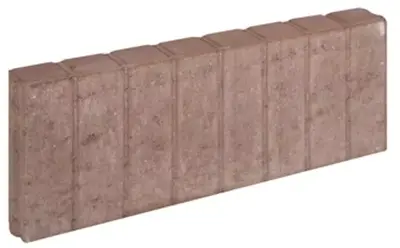 Gardenlux Mini Blokjes Palissadebanden Vierkant Bruin 6x20x50 cm - afbeelding 1