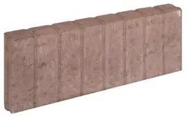 Gardenlux Mini Blokjes Palissadebanden Vierkant Bruin 6x20x50 cm - afbeelding 1