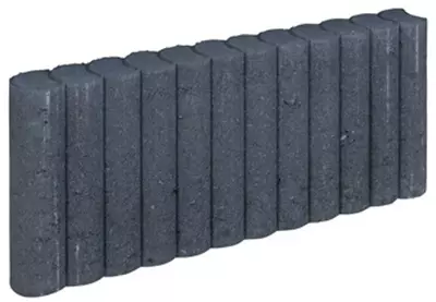 Gardenlux Mini Palissadeband 6x25x50 cm zwart - afbeelding 1