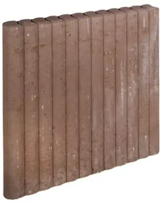 Gardenlux Mini Rondo Palissadebanden Bruin 6x60x50 cm - afbeelding 1