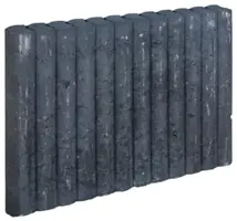 Gardenlux Mini Rondo Palissadebanden Zwart 6x40x50 cm - afbeelding 1