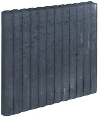 Gardenlux Mini Rondo Palissadebanden Zwart 6x60x50 cm - afbeelding 1