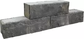 Gardenlux Muurelement met gekapte kanten Basalt Rion 50x12x12 cm - afbeelding 1