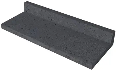 Gardenlux Oud Hollandse L-element (gewapend) Antraciet 100x40x15 cm - afbeelding 1