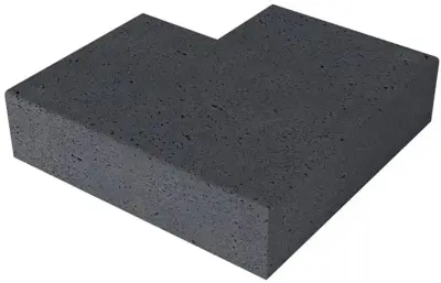 Gardenlux Oud Hollandse Massief hoek buiten Antraciet 60/60x40x20 - afbeelding 1