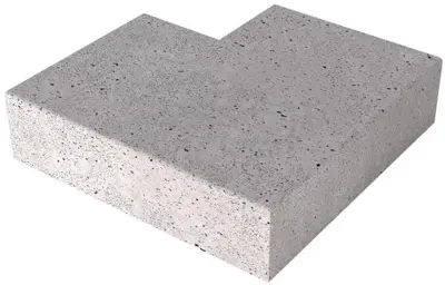 Gardenlux Oud Hollandse Massief hoek buiten Grijs 60/60x37x15 - afbeelding 1