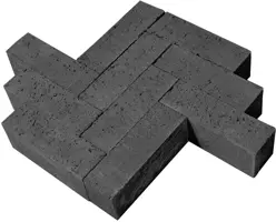 Gardenlux Oud Hollandse Stenen Dikformaat Zonder Vellingkant Carbon 21x7x8 cm - afbeelding 1