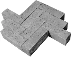 Gardenlux Oud Hollandse Stenen Dikformaat Zonder Vellingkant Grijs 21x7x8 cm - afbeelding 1