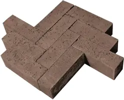 Gardenlux Oud Hollandse Stenen Dikformaat Zonder Vellingkant Taupe 21x7x8 cm - afbeelding 1