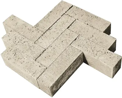 Gardenlux Oud Hollandse Stenen Dikformaat Zonder Vellingkant Crème 21x7x8 cm - afbeelding 1