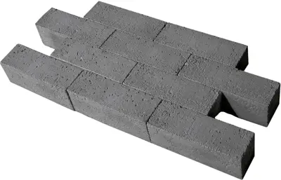 Gardenlux Oud Hollandse Stenen Kleinplaveisel Zonder Vellingkant Antraciet 15x5x7 cm - afbeelding 1