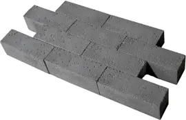 Gardenlux Oud Hollandse Stenen Kleinplaveisel Zonder Vellingkant Antraciet 15x5x7 cm - afbeelding 1